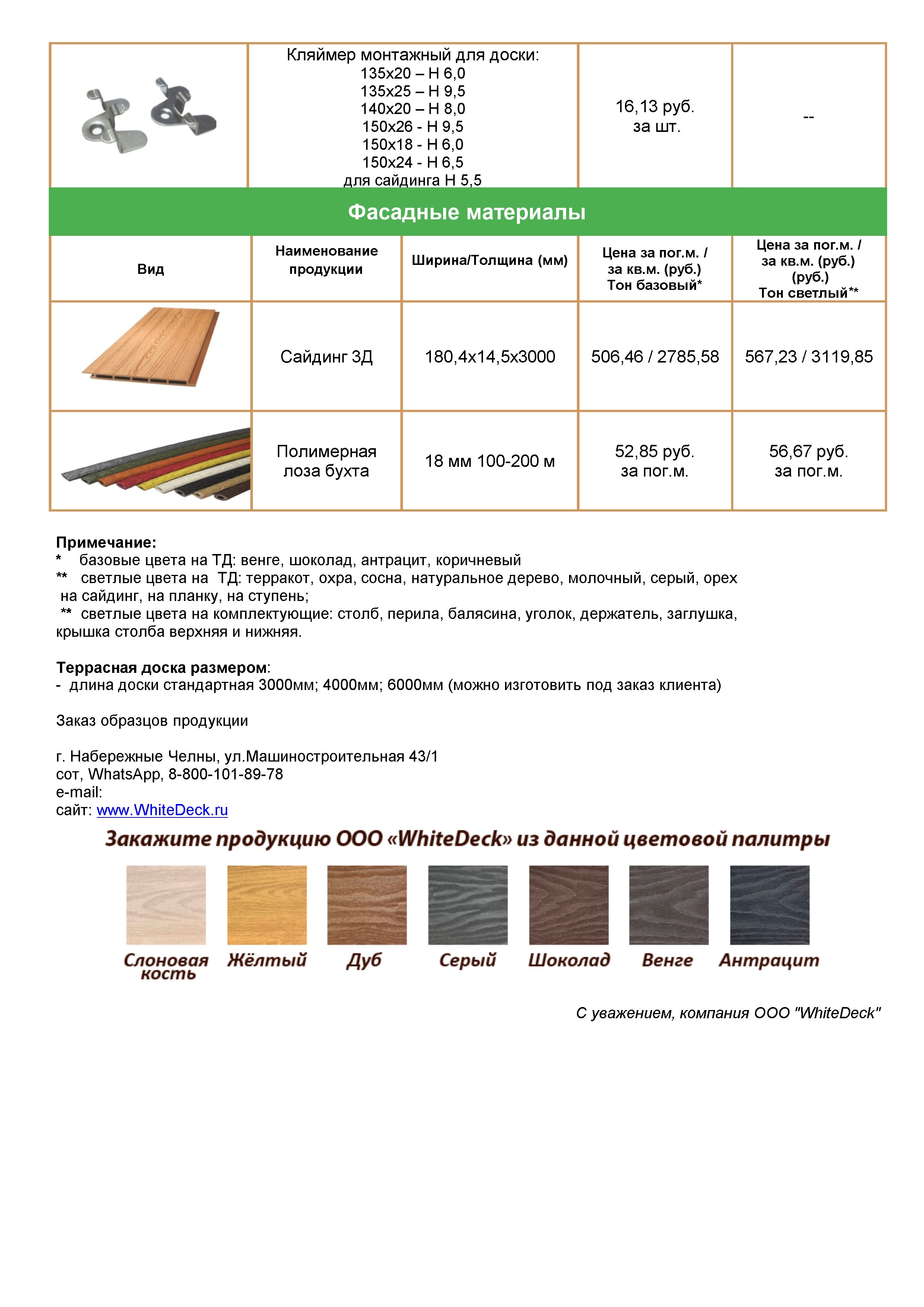 изделия из дпк цены